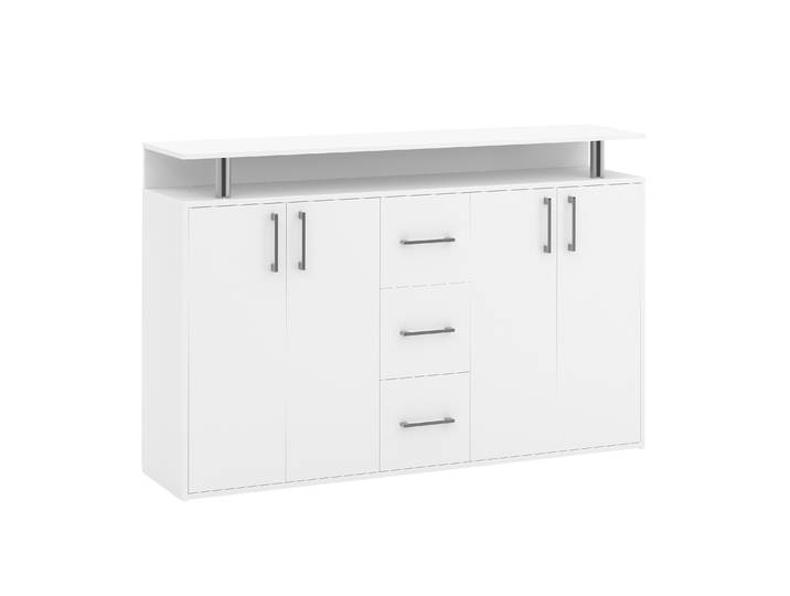 Sideboard BENNETT 139 x 90 cm weiss