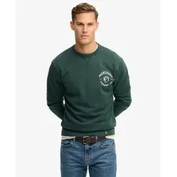 Superdry für Herren. M2014305A Merchant Graphic Sweatshirt grün (XL), Lässig, Baumwolle