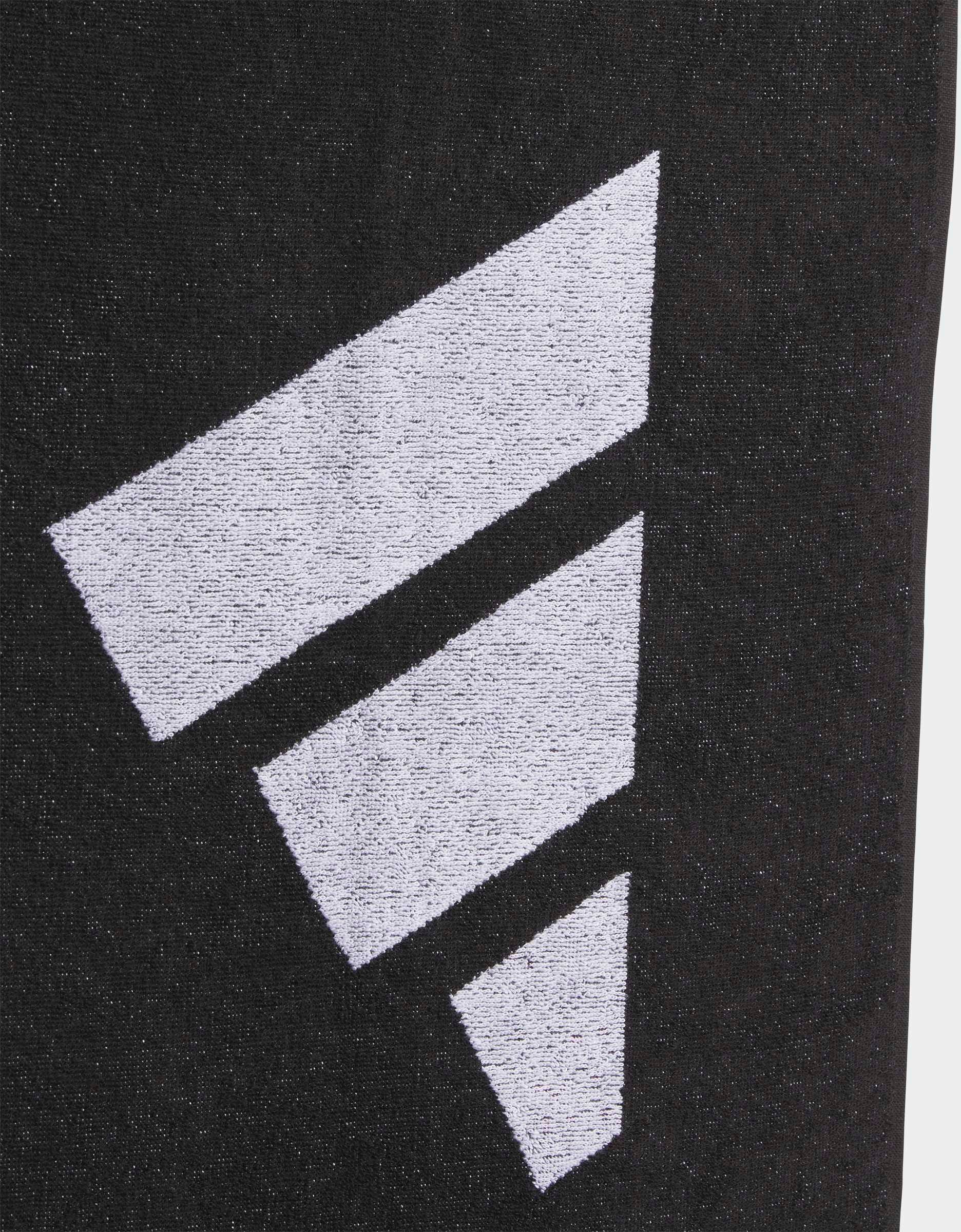 Handtuch ADIDAS PERFORMANCE "PERFORMANCE KLEIN", schwarz, weiß, 1 Stk., Obermaterial: 100% Baumwolle, Handtücher, Handtuch, für Training und Alltag, kompakte Grösse, gewebtes Finish schwarz, weiß 1 Stk.
