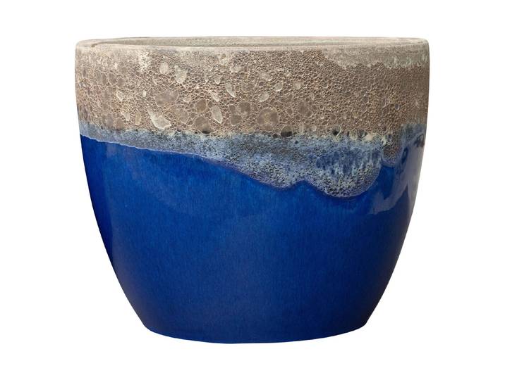 Jardin Royal Pflanztopf Adria Ø 35 x 29 cm Blau