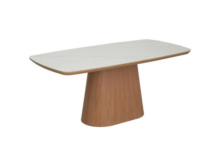 Esstisch Tallinn Naturfarben/Weiß L: 180 cm