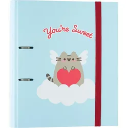 Pusheen - Organizer A4 aus der Kollektion Purrfect Love (2 Ringe, Gummiband)