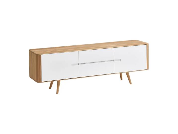 Sideboard Skarsund, Byyu, weiss, Holz