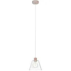 EGLO, Pendelleuchte, Pendelleuchte COPLEY 1x E27 Roségold (E27)