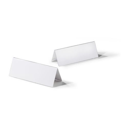 DURABLE Durable Tischnamensschild 105/210x297mm transp 10er Pck