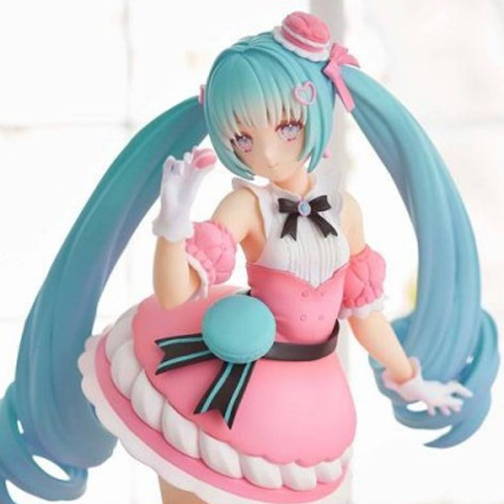 FuRyu Hatsune Miku Exceed Creative PVC-beeldje Sweet Sweets Macaron, 21 cm
