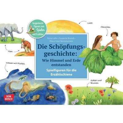 Die Schöpfungsgeschichte. Wie Himmel und Erde entstanden. Erzählschienen-Figurenset, Set von Susanne Brandt,Klaus-Uwe Nommensen, Don Bosco