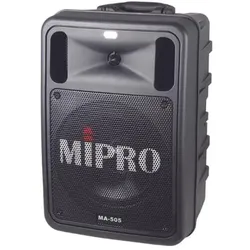Mipro MA-505R2 Mobiles Beschallungssystem mit Akku (Aktiv), PA Lautsprecher, Schwarz