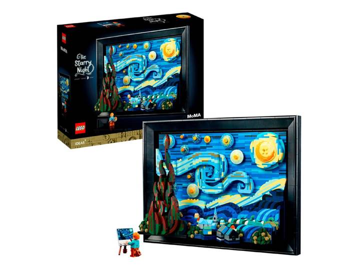 LEGO® Spielwerkzeug LEGO Ideas Vincent van Gogh – Sternennacht, Konstruktionsspielzeug