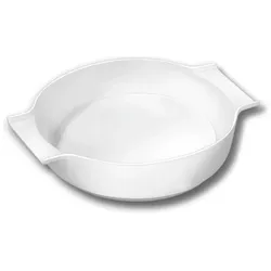 Wilmax England Wilmax Auflaufform mit Griffen 650 ml Porzellan Weiß, 1er Set