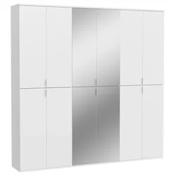 Drehtürenschrank Projekt X ca. 183x193x34 cm Weiß