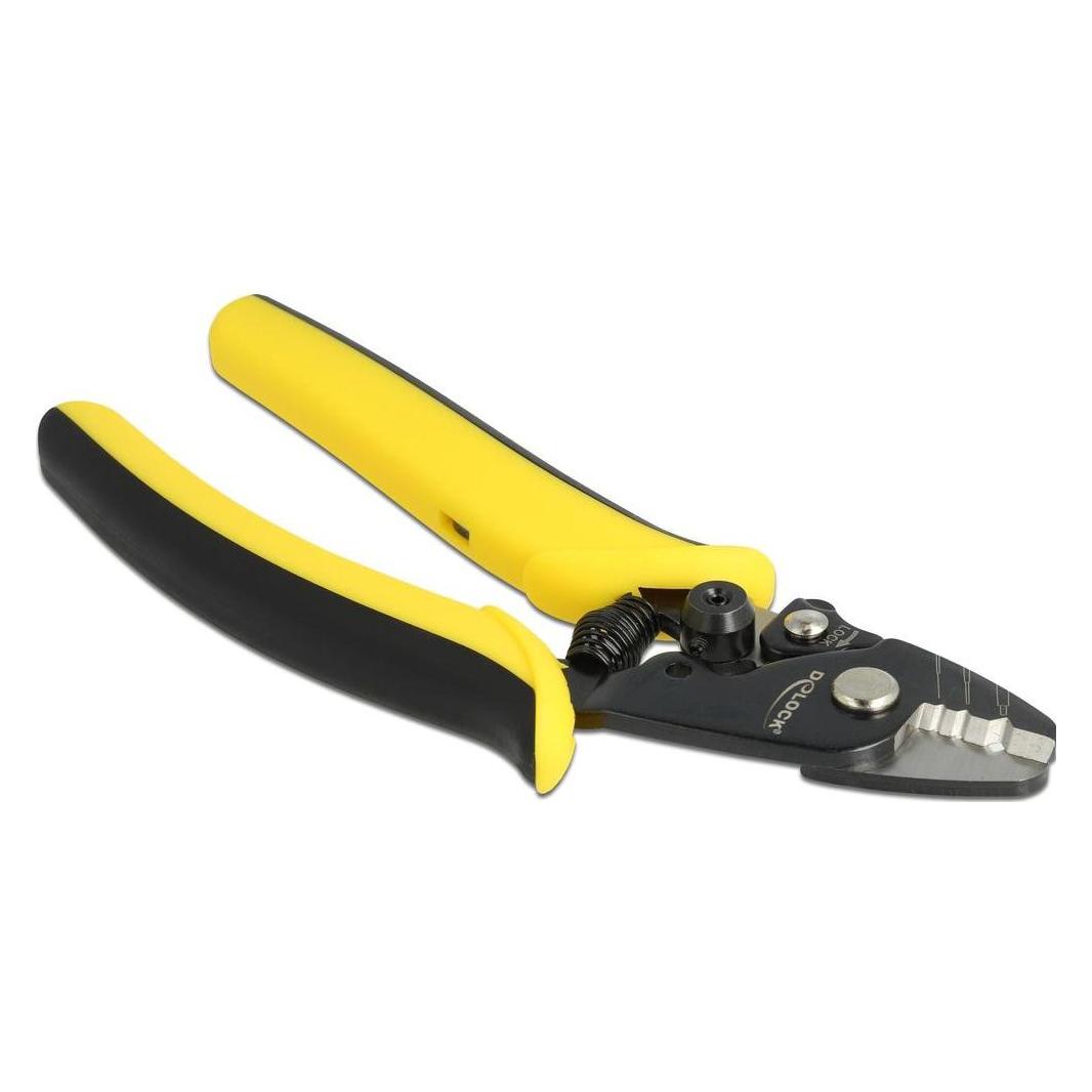 Delock Glasfaser Abisolierzange für LWL Kabel (160 mm) (90552)