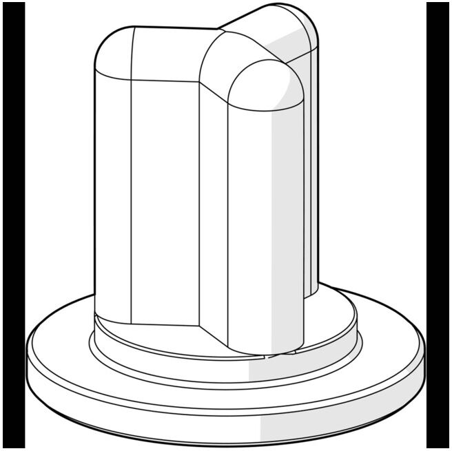 Hansa Assiette pour aérateur de tube 59914270 (59914270)