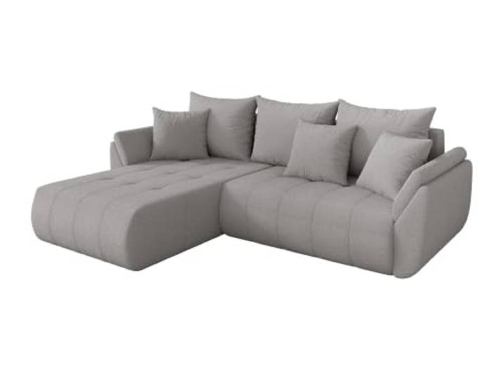 ALTDECOR Ecksofa mit Schlaffunktion L-Form TOKO-L 277x194x86 - Hellgrau Corner Sofa Bett Eckcouch Couch Wohnlandschaft Cauchsofa