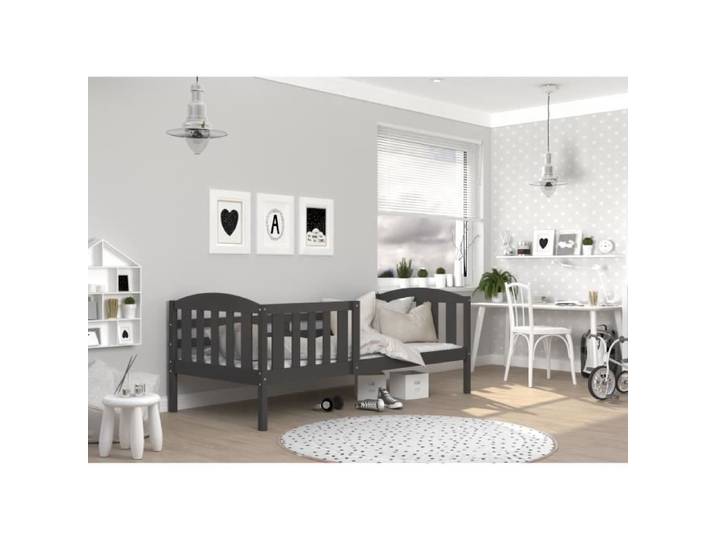 Lit Enfant Leo 90x190 Gris