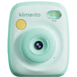 Kiimento Aparat Natychmiastowy + Cyfrowy 48mp 1080p Drukarka Dla Dzieci + Karta 32gb / P2 Mint / Miętowy, Sofortbildkamera, Grün
