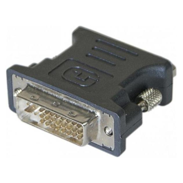 Exertis Connect DVI/VGA Adapter, 24+5pol DVI-A St./15pol HD D-Sub Bu., hellgrau Zum Anschluss eines VGA Monitors an (VGA) (581449)