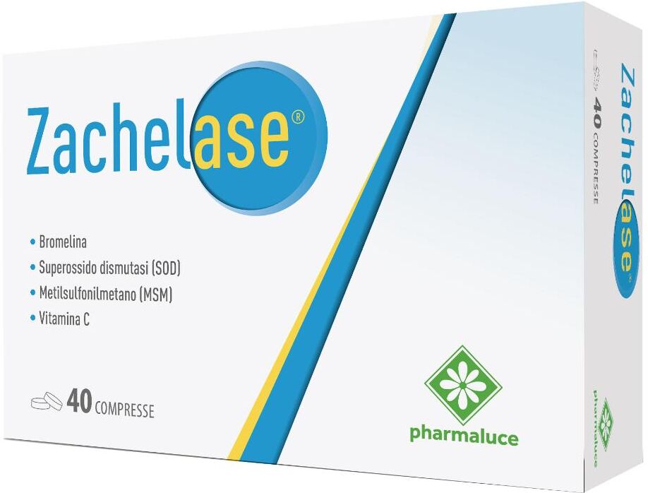 PHARMALUCE Srl Zachelase, 40 Compresse