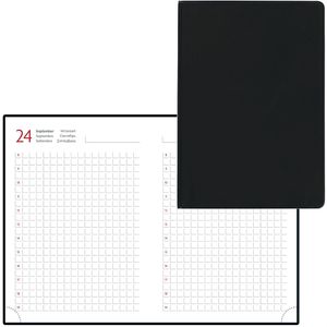 Lediberg Taschenkalender Handwerkerkalender, jahresunabhängig, 1 Tag auf 1 Seite, PVC-Softcover, A6