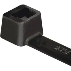 HellermannTyton, T120R Bk Cable Tie - 387 x 7.6mm (Kunststoffkabelbinder, 387 mm, 100 Stk.)