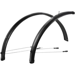 CONTEC Schutzblech-Set Splash Protect 20 Zoll schwarz schwarz glänzend