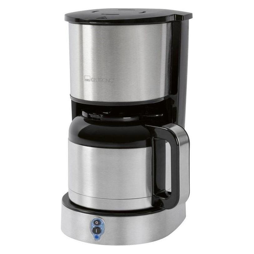 Clatronic KA 3805 Kaffeemaschine silber, 8-10 Tassen (264004)