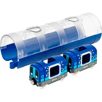 World Tunnel Box U-Bahn Glow in the Dark, Spielfahrzeug blau