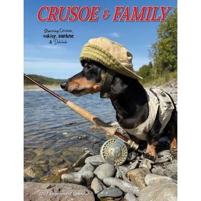 Crusoe the Celebrity Dachshund 2027 6.5 X 8.5 Engagement Calendar