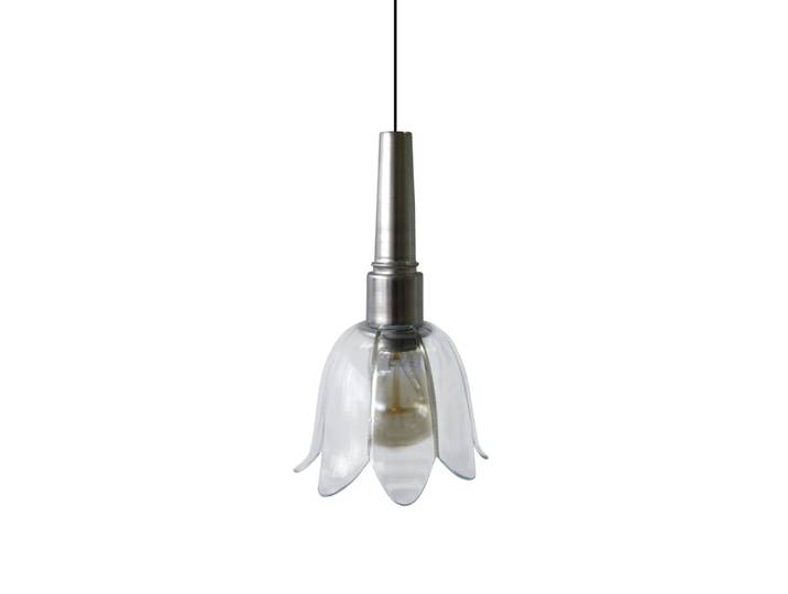 Suspension métal cable Pyramide crhoméD16cm