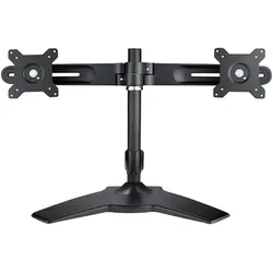 AG neovo DMS-01D - Aufstellung für 2 LCD-Displays - Kunststoff, Stahl, Aluminiumlegierung (Tisch, 24", 12 kg), Monitor Halterung, Schwarz
