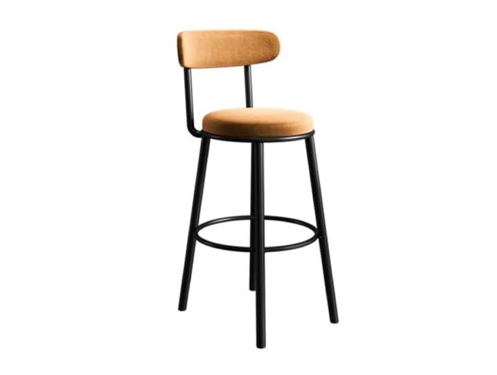 Barstühle Barhocker, Eisen, verstellbarer , Barstuhl, 65 cm(Orange)