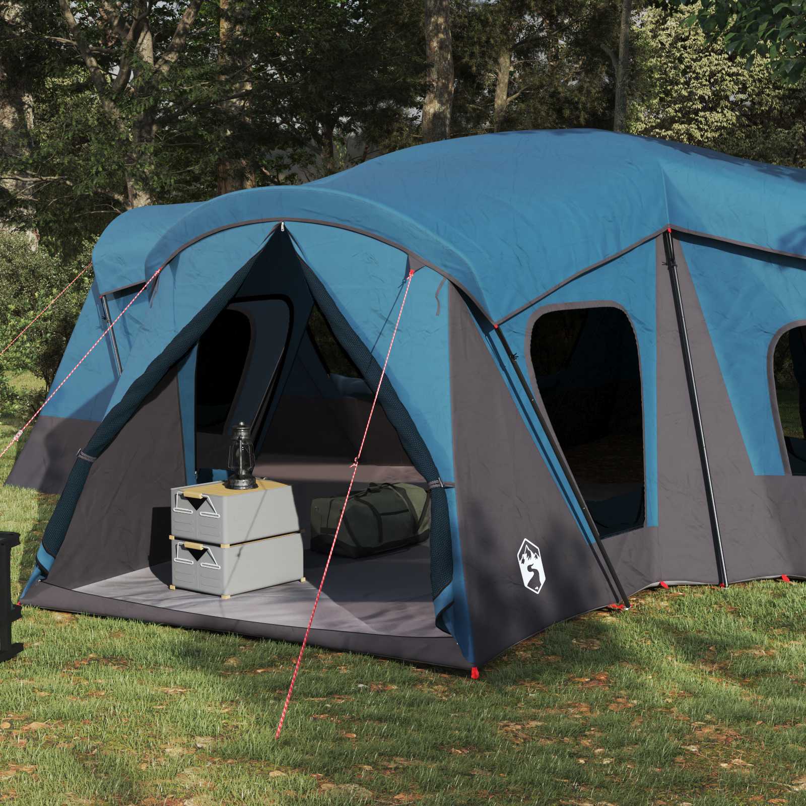 vidaXL Tente familiale 14 personne Bleu
