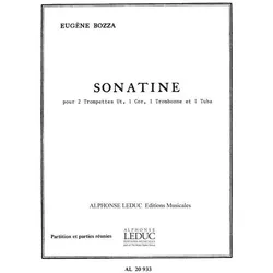 Sonatine pour 2 trompettes, cor, trombone et tuba partition et parties, Fachbücher von Eugène Bozza