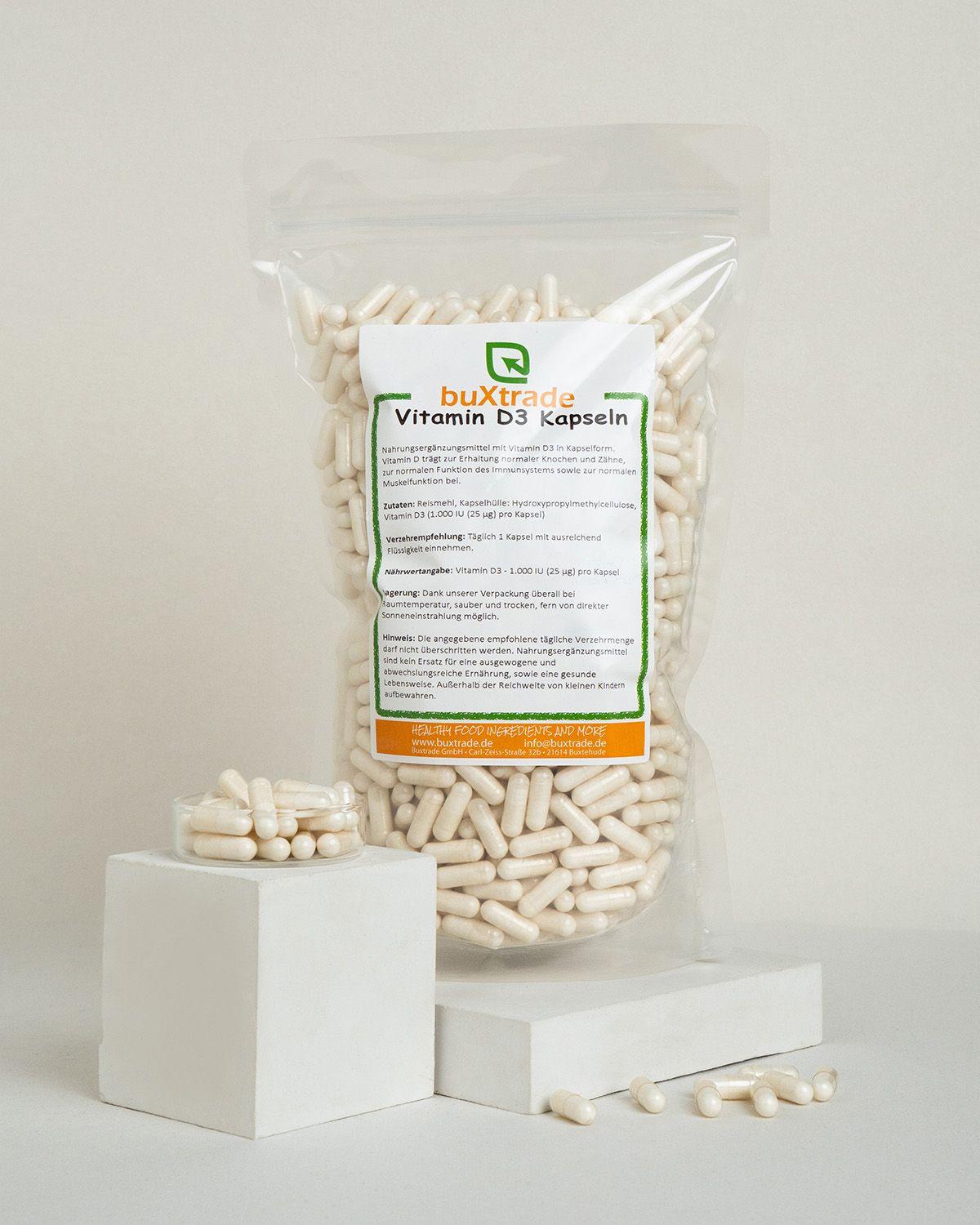 10 kg Herstellergebinde Vitamin D3 Tabletten | Sonnenvitamin | Kapseln