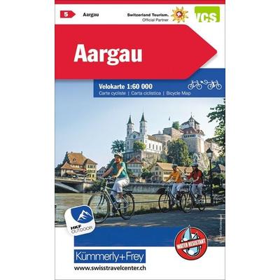 Kümmerly+Frey Velokarte 5 Aargau 1:60.000, Sonstige von , Kümmerly+Frey, 978-3-259-02405-8