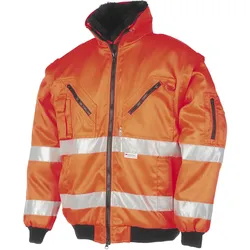 Warnschutz Pilotenjacke "SPARROW" - L - Orange