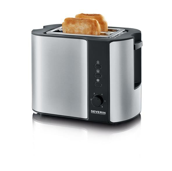 Severin AT 2589 Automatik Toaster Edelstahl Silber