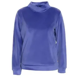 MONT CHALET Damen-Pullover Stehkragen Mikrofaser Samtfell fließende Form