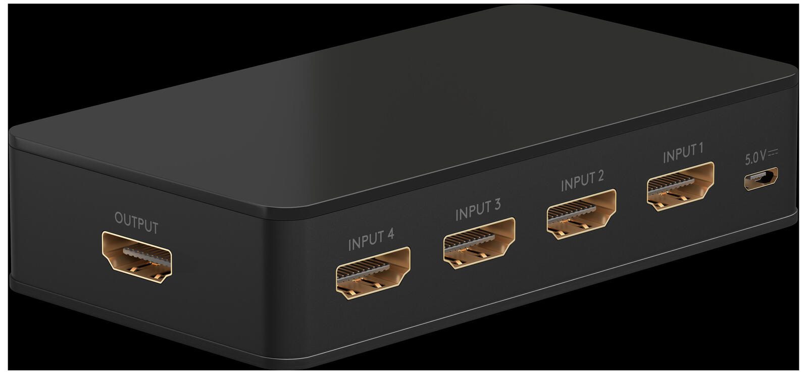 goobay HDMI-Switch HDMI Umschaltbox 4 auf 1 58489