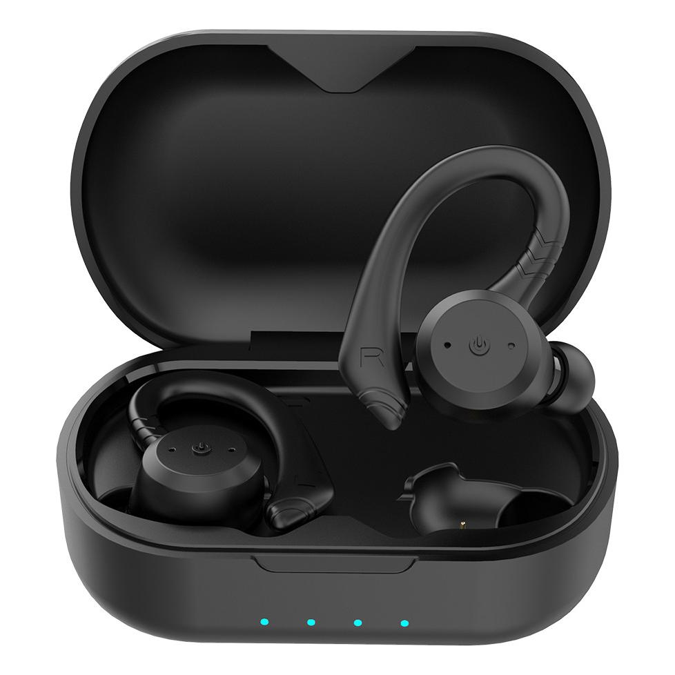 Intezze CORE In-ear Bluetooth Handsfree Headphones with Charging Case Black (Kabellos) (37757894)