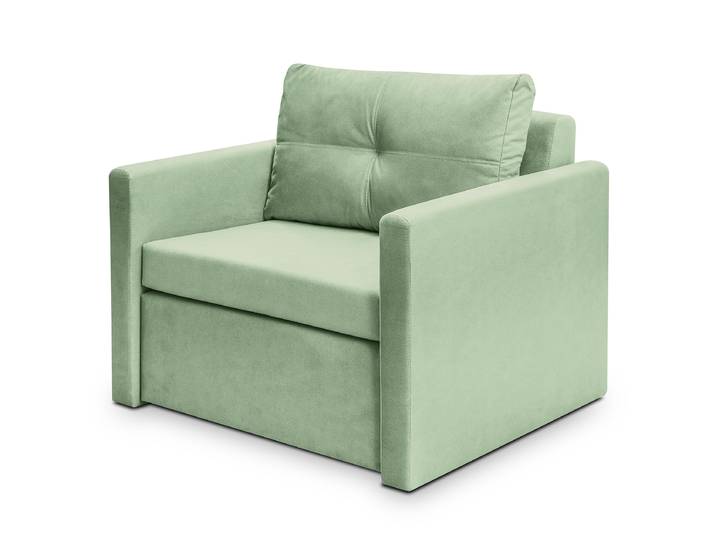 Schlafsessel Grün Samt Molina 98 x 86 x 88cm