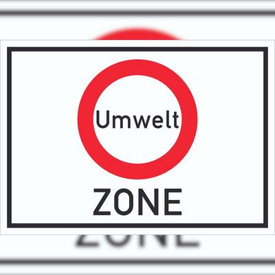 HB-Druck Umweltzone Symbol Schild A4 (210x297mm)