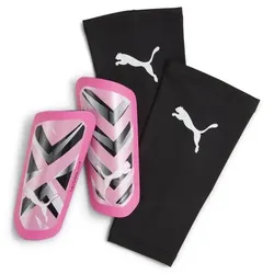 Puma Ultra Light Sleeve Schienbeinschoner - rosa/schwarz/silber -