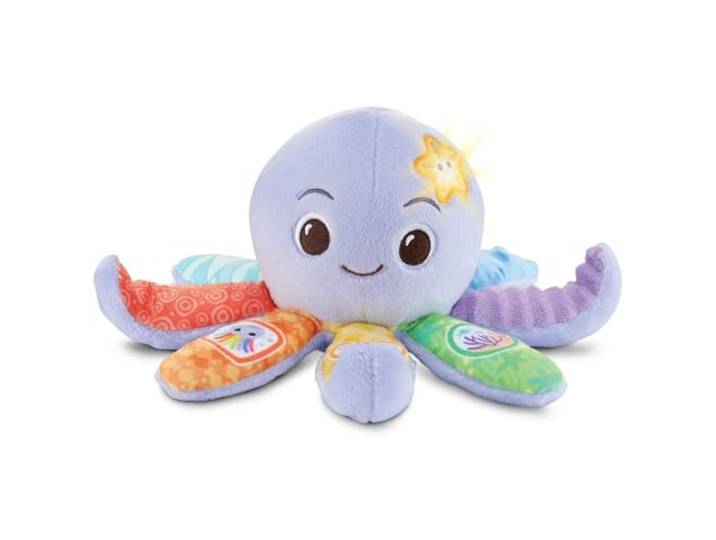 VTech Baby Plüsch-Oktopus - Sensorisches Kuschelspielzeug 3-36