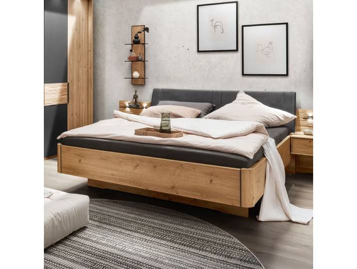 Bett Mateo Komfort Eiche Dekor 200x220cm modern, höhenverstellbar