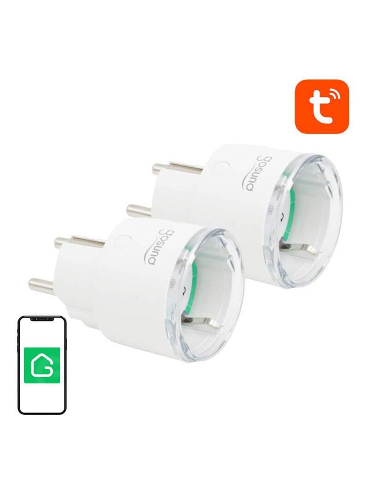 Gosund Smart plug WiFi SP111 3680W 16A Tuya 2-pack