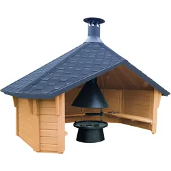 Wolff Finnhaus Wetterschutzhütte / Grillhütte  naturbelassen Mit Grillanlage