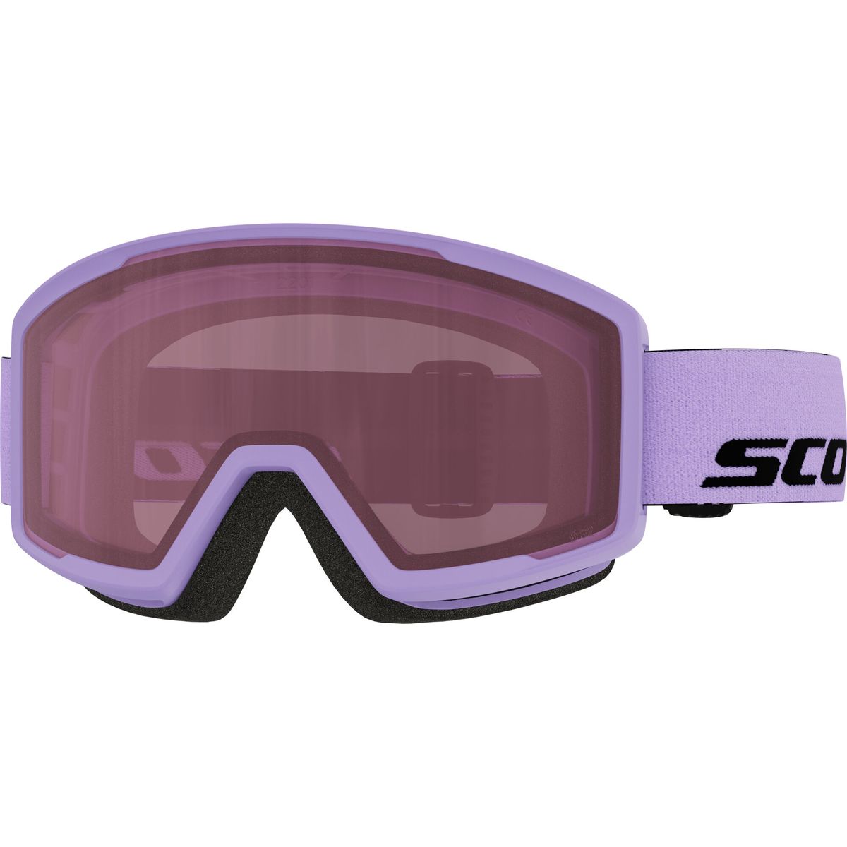 Scott Goggle Trace Compact sherbet purple/black / rose s2 (8394) - 4253628394381