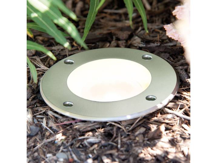 Paulmann LED-Bodeneinbauleuchteleuchte Special, IP67, Ø 11 cm Special, alu / grau / zink, Edelstahl