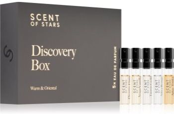 SCENT OF STARS Discovery Box: Warm & Oriental conjunto unissexo 5x2 ml. Discovery Box: Warm & Oriental